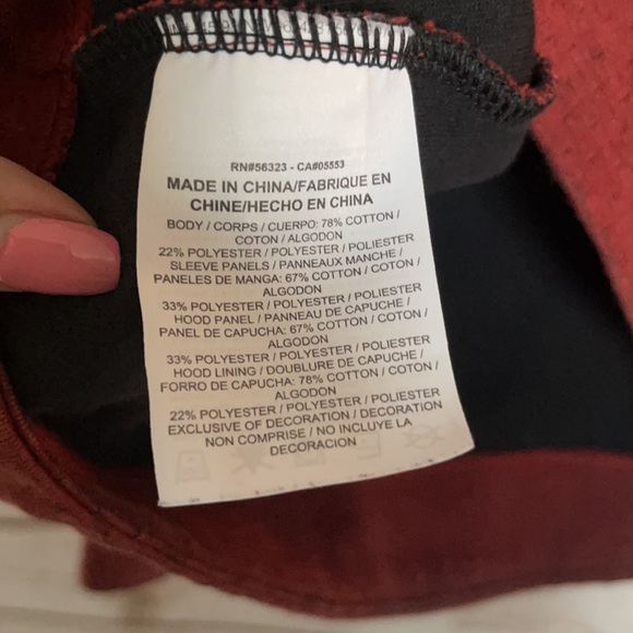 Nike • pull over burnt Orange red hoodie - Picture 4 of 7